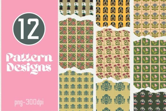 Boho Floral Geometric Patterns: A Creative Fusion of Nature and Structure