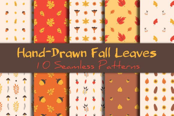 Bring Cozy Fall Charm to Your Projects with Hand-Drawn Patterns