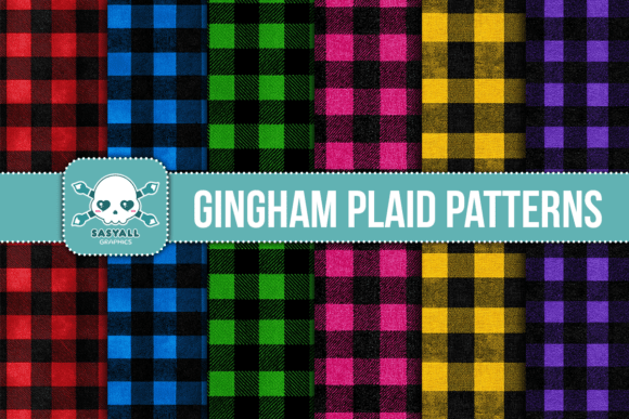 Gingham Plaid Seamless Patterns: Creative Uses and Real-World Applications