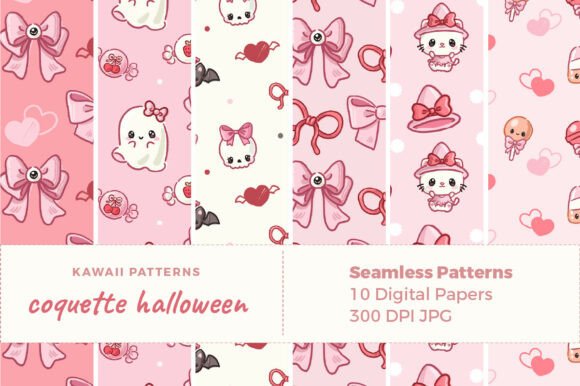 Girly Halloween Seamless Patterns: A Creative Trend for Modern Designers and Businesses