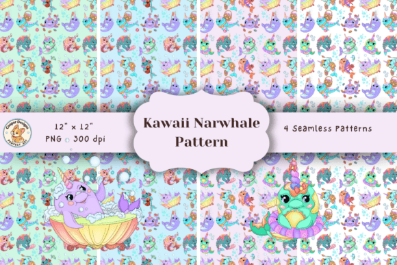 Kawaii Narwhale Seamless Patterns: A Strategic Tool for Creative Projects